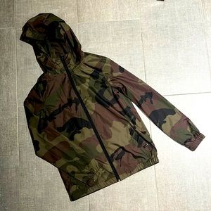 Youth Boys Camo Windbreaker